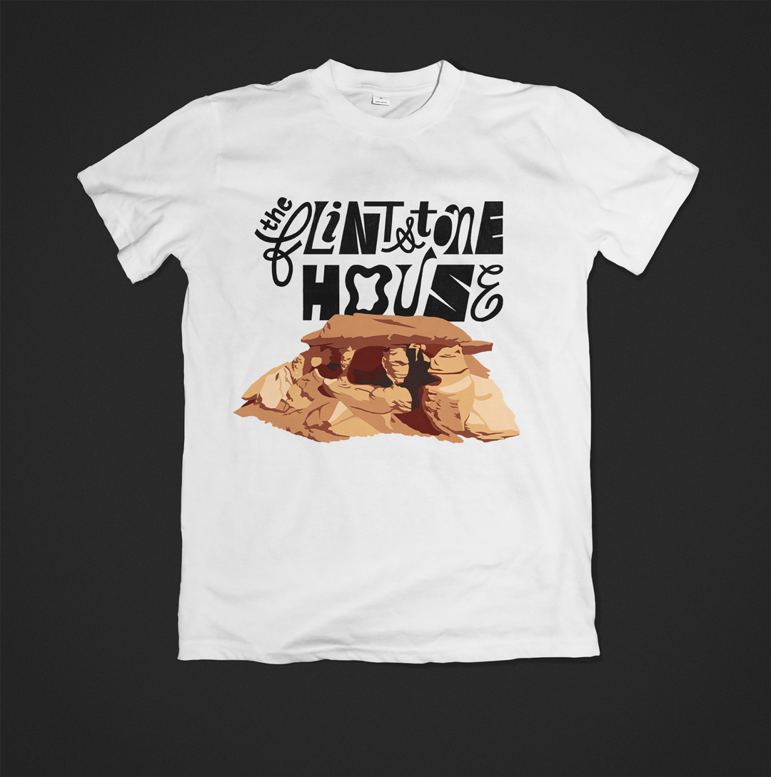 Flintstone House t-shirt design