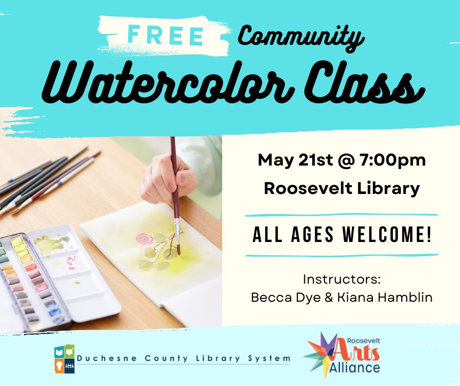 Upcoming Roosevelt Arts Alliance event flyer
