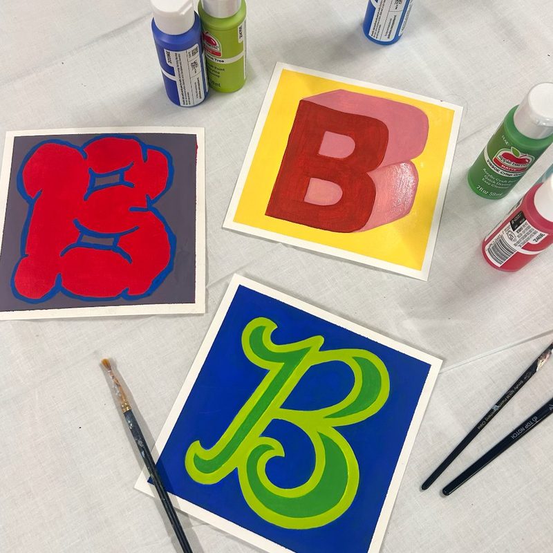 Acrylic lettering