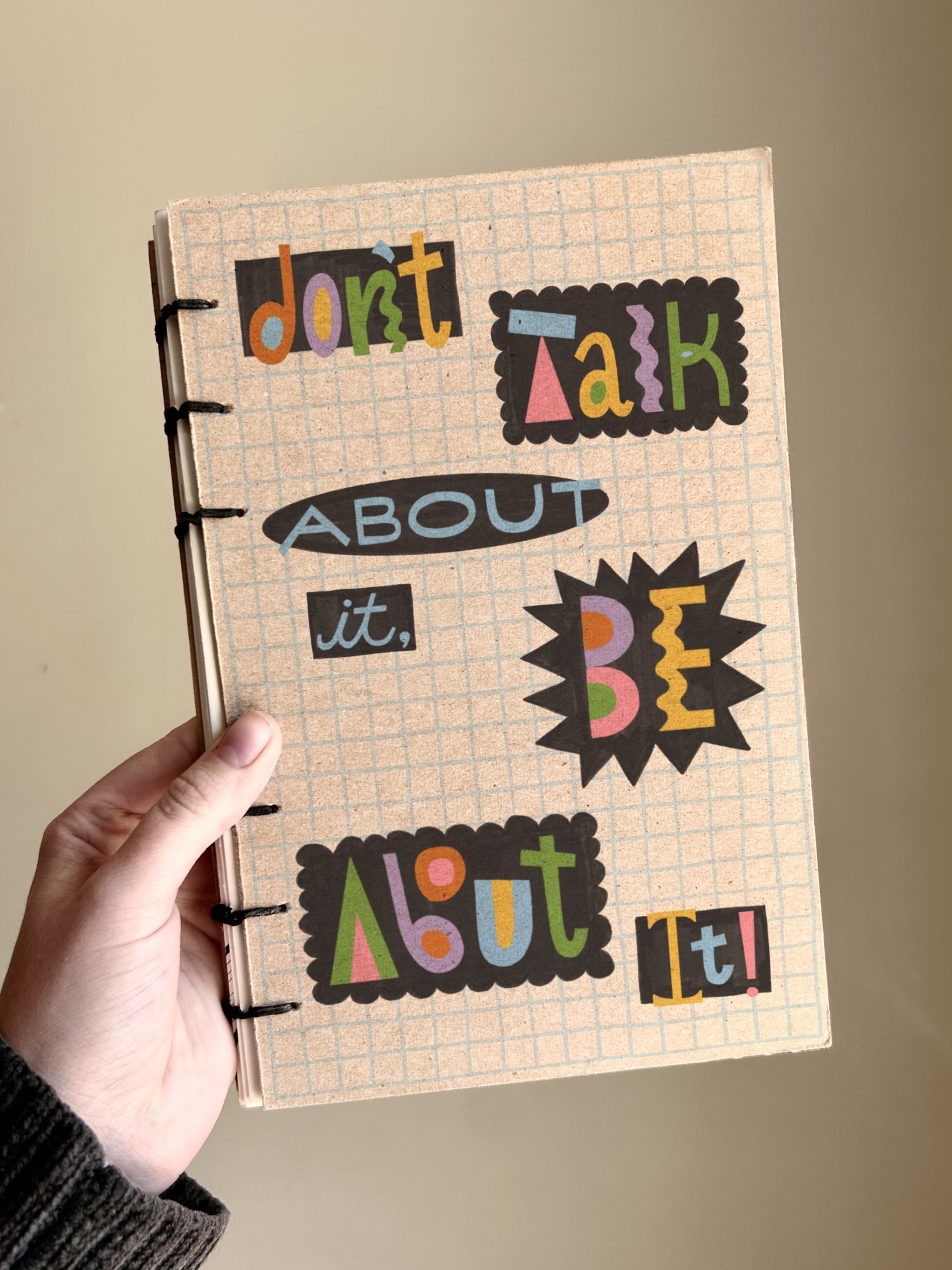 Handmade book cover