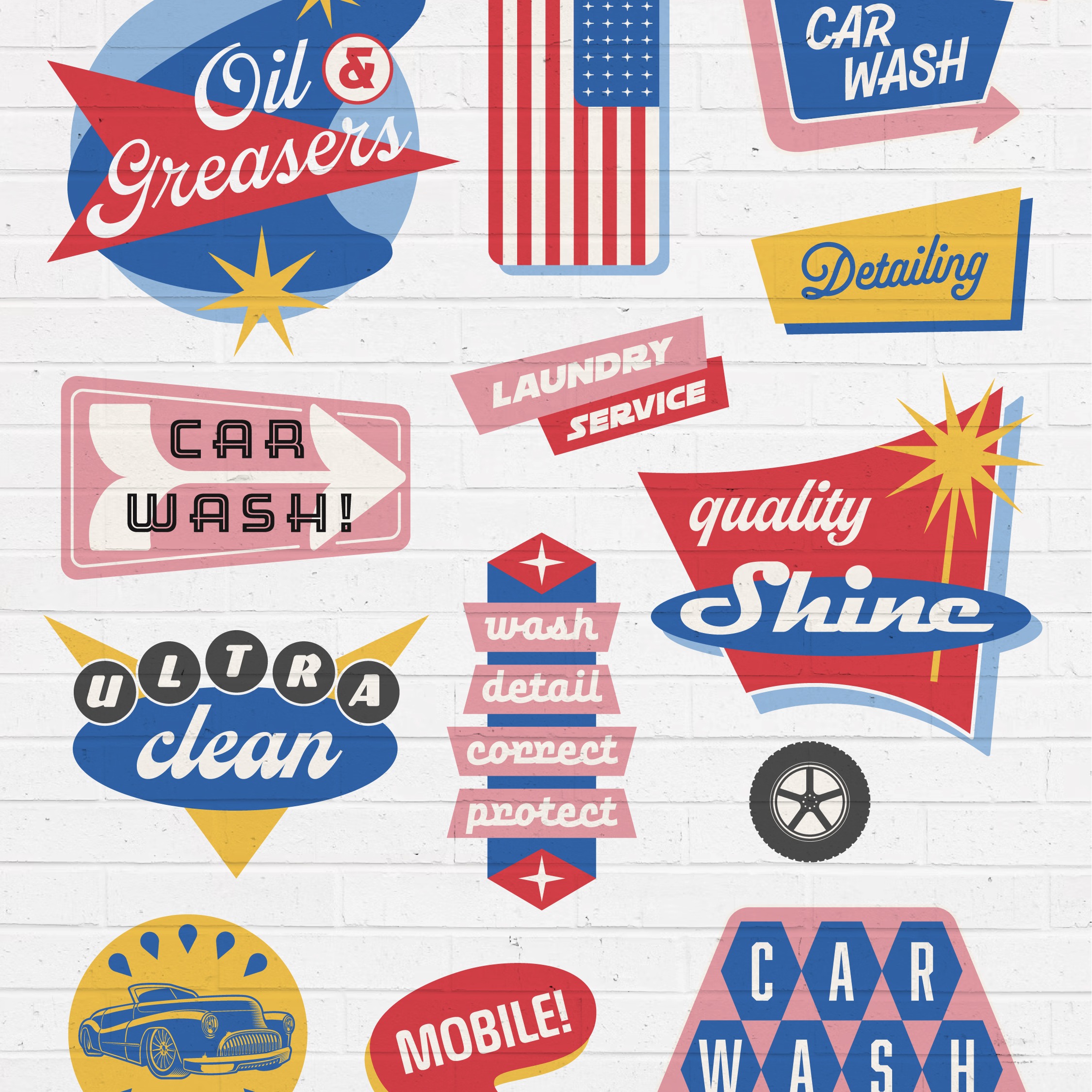 Kort's Auto Spa branding identity project