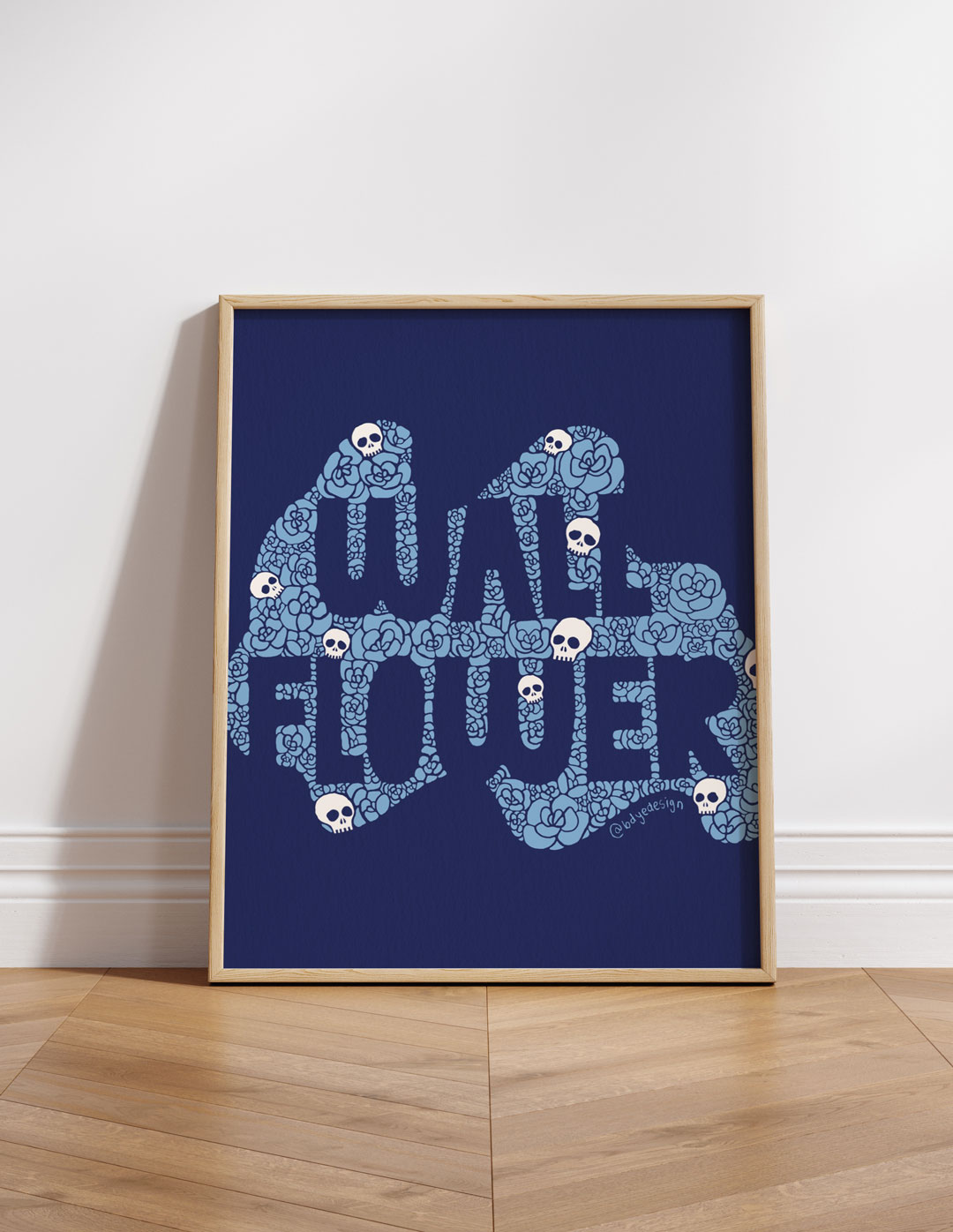 Wallflower illustrative lettering